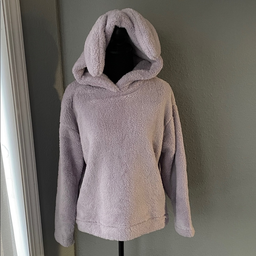 GU Marshmallow Feel Rabbit Light Purple Hoodie - Picture 4 of 16